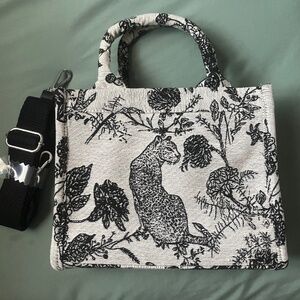 Target SMALL Jacquard Boxy Tote Handbag - A New Day™